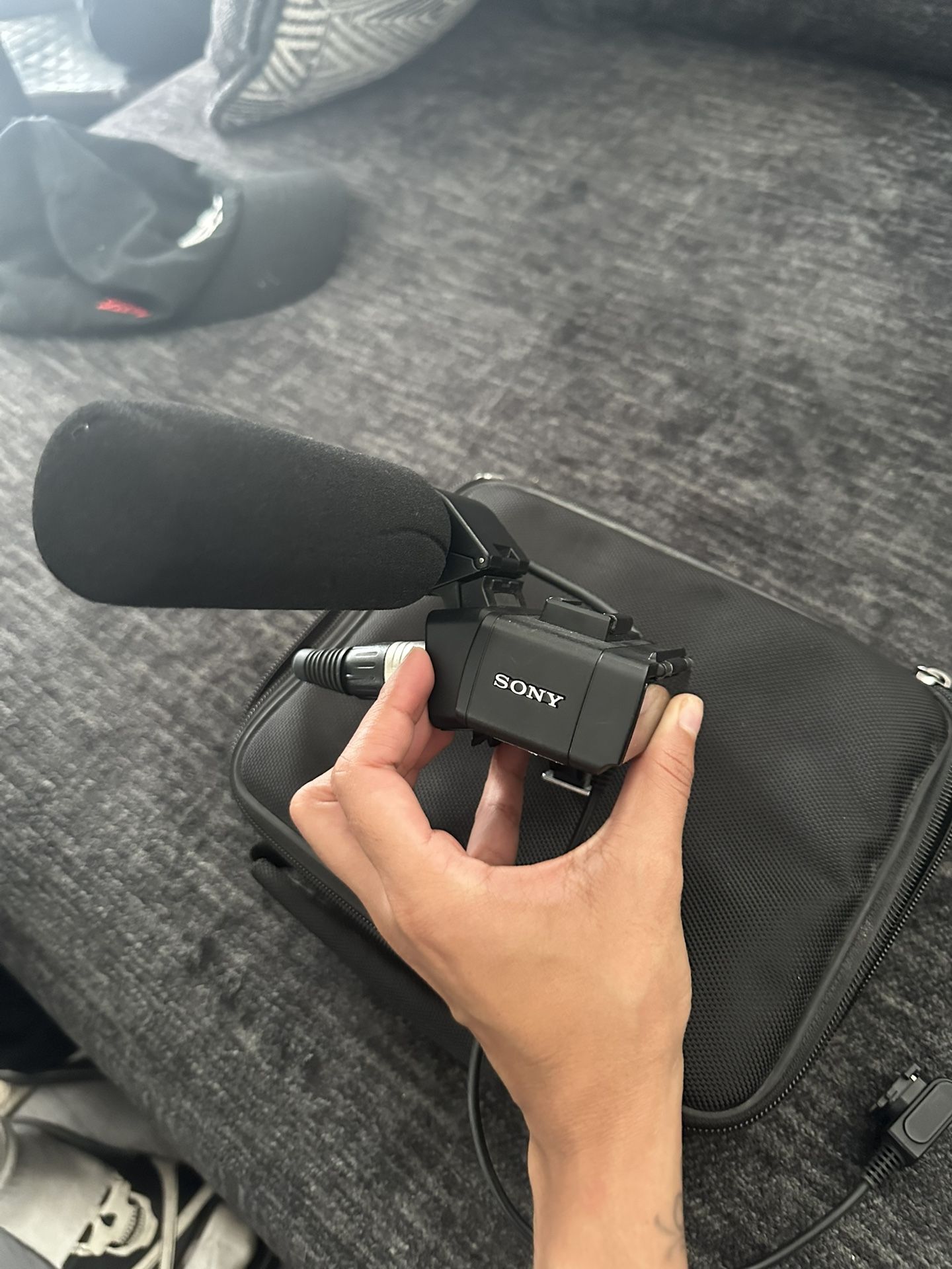 Sony XLR K1M Adapter And Microphone Kit