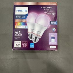 New Philips Smart Bulbs (Adjustable Color)