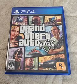 PlayStation 4 PS4 GAME: GRAND THEFT AUTO 5.
Perfect Condition. Pick up YUCAIPA. No Shipping Available.
