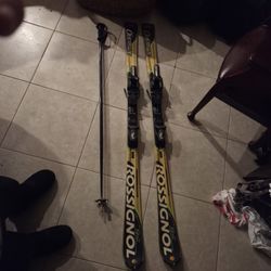 Snow Skis Rossignol World Cup 9S Drilled Snow Skis No Bindings 165cm