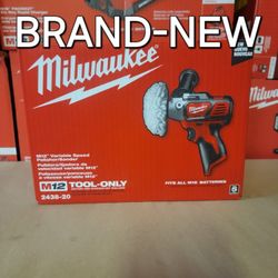 Milwaukee
M12 12V Lithium-Ion Cordless Variable Speed Polisher/Sander (Tool-Only