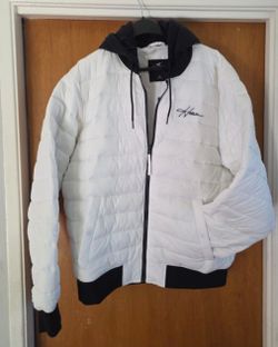 Men's Vintage Hollister Quilted White Puffer

Jacket XL Hoodie
