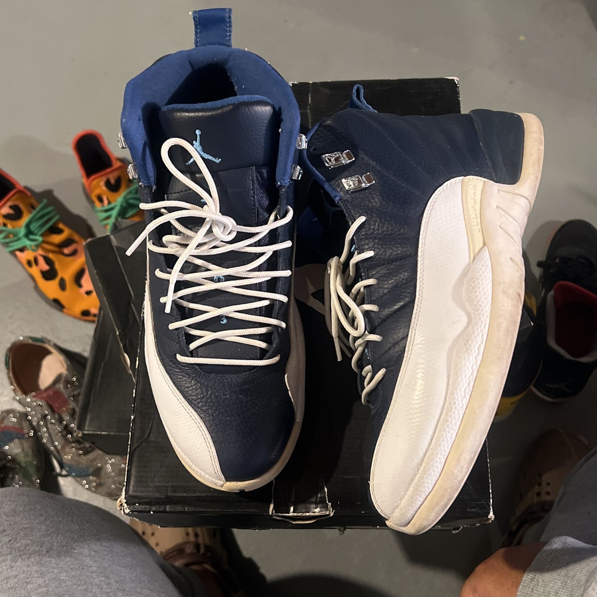 Size 11 Obsidian Nike Air Jordan 12 2012