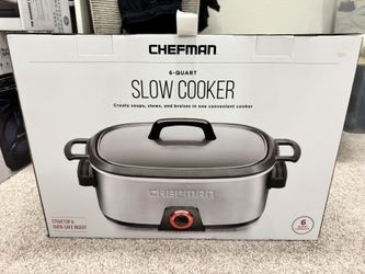 Chefman 6 Quart Slow Cooker Brand New!
