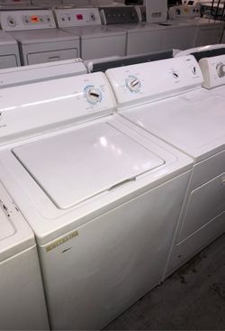 Washer and dryer set