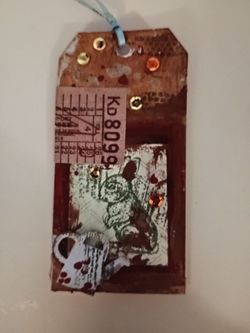 2 Sided Decorated Gift Tag