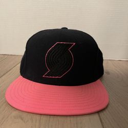 Portland Trailblazers Pink One Size Hat