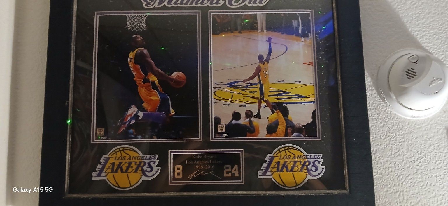 Kobe Bryant Mamba Era Lakers Framed Tribute – Limited Edition