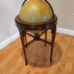 20th Century , Art Deco Globe By Rand Mc Nally Company