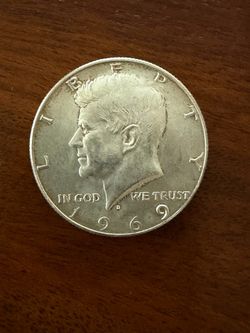 1969-D Kennedy Half Dollar - 40% silver coin