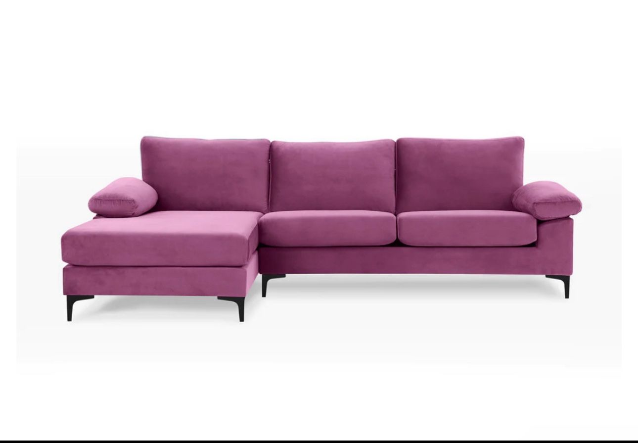 $300 💜Purple Couch Velvet Sofa