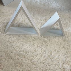 triangular Wood Shelves