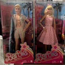 Barbie The Movie Barbie & Ken Dolls – New in Box – Set of 2
