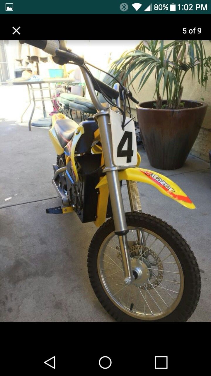 Refurbished Razor MX650 MX500 and SX500 e dirt bikes $199.99 each