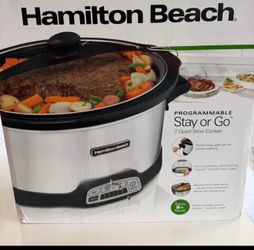 Hamilton Beach Programmable Stay or Go 7 Quart Slow Cooker
