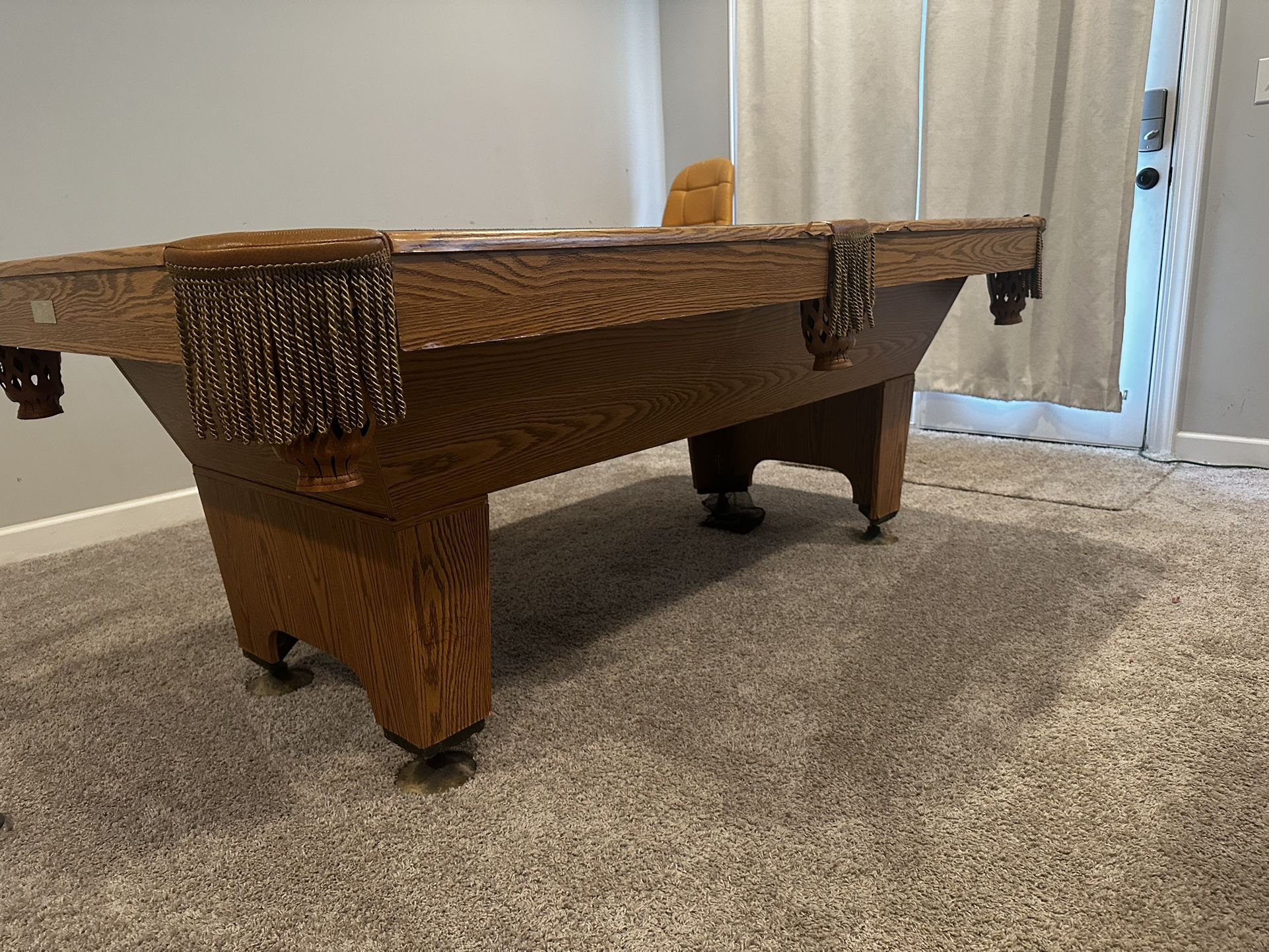 Solid Pool Table – $150 (Must Pick Up)