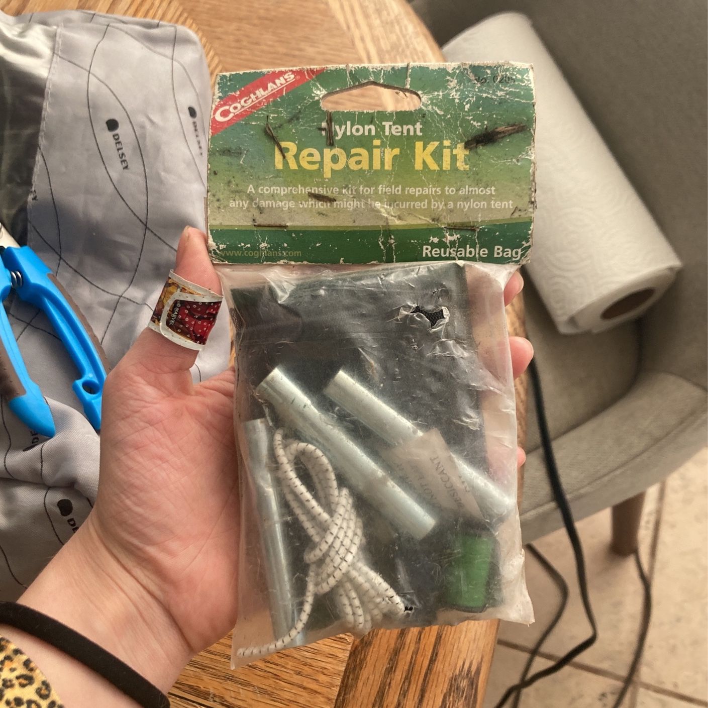 Nylon tent repair kit hot sale