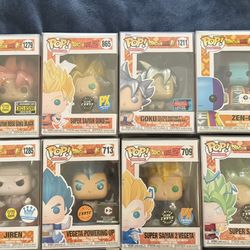 Dragon Ball Funko Pops (Chases, Glows, Limited) 