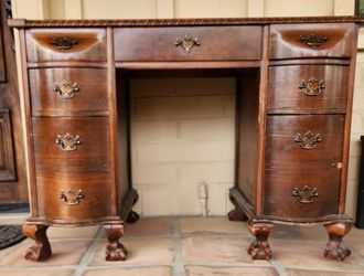 Vintage wooden desk