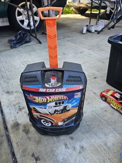 55 hot wheels cars with carrier case