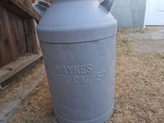 Wayne's 50 gal galvanized milk tank