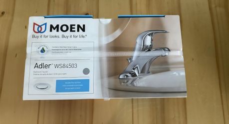 Moen Adler WS84503 Chrome Bathroom Faucet (Openned But New)