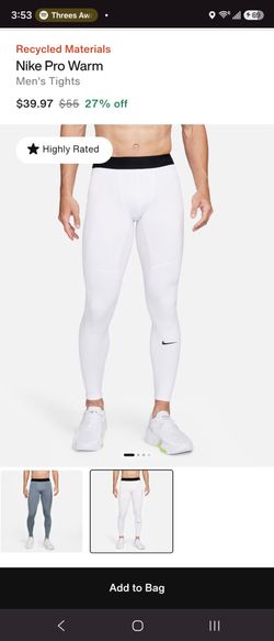 Nike pro warm mens training pants