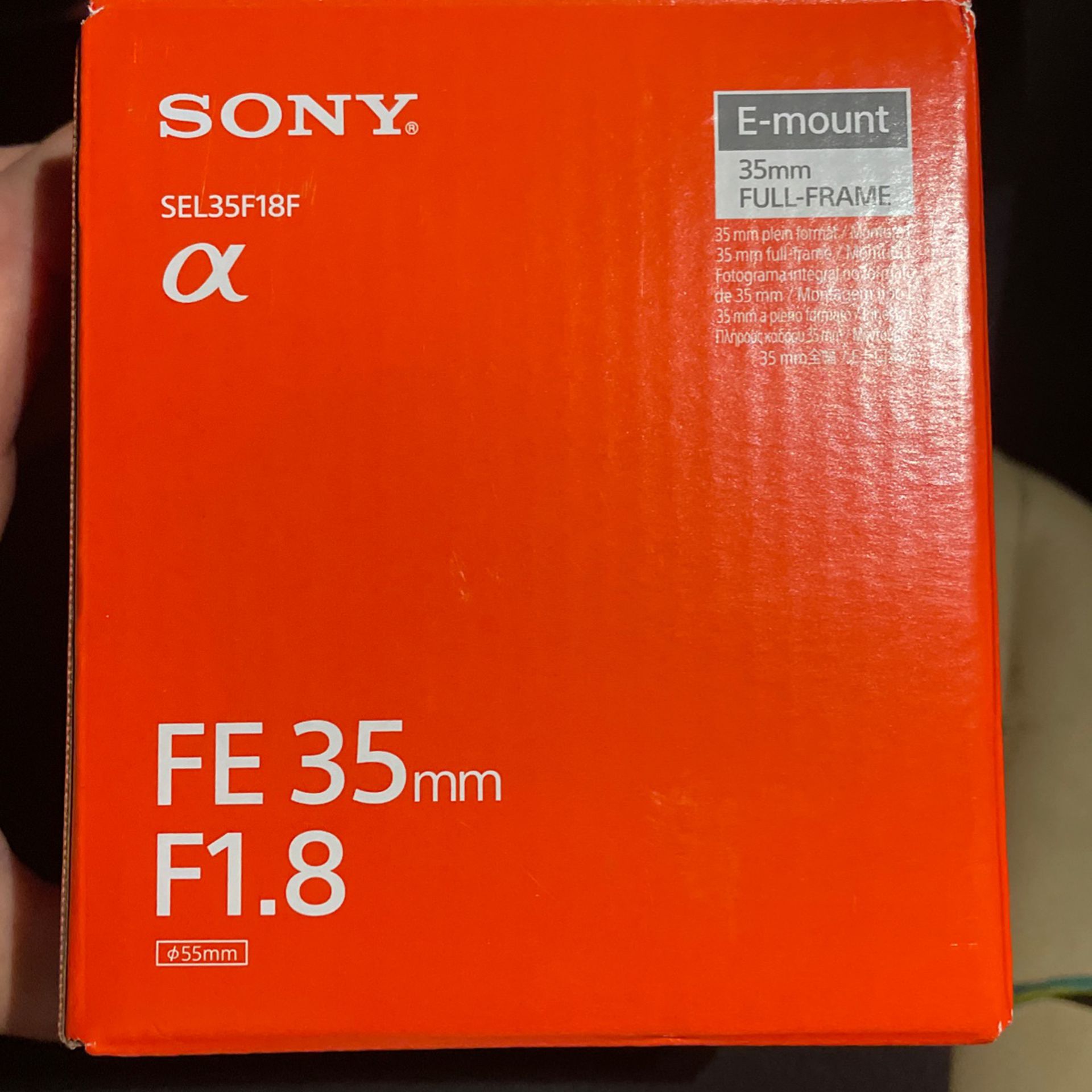 Sony SEL35F18F E-mount Interchangeable Lens