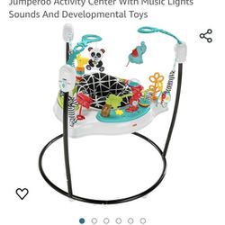🤑$30.00 Fisher-Price Baby Bouncer Animal Wonders Jumperoo Activity Center With Music Lights Sounds And Developmental Toys
