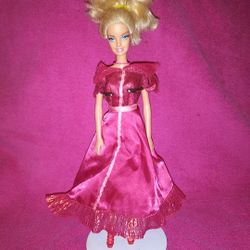 Red Dress Barbie With Complete Outfit