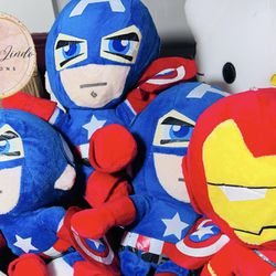 Captain America And Ironman Plush