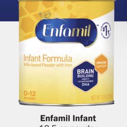 7 Cans Yellow Enfamil 