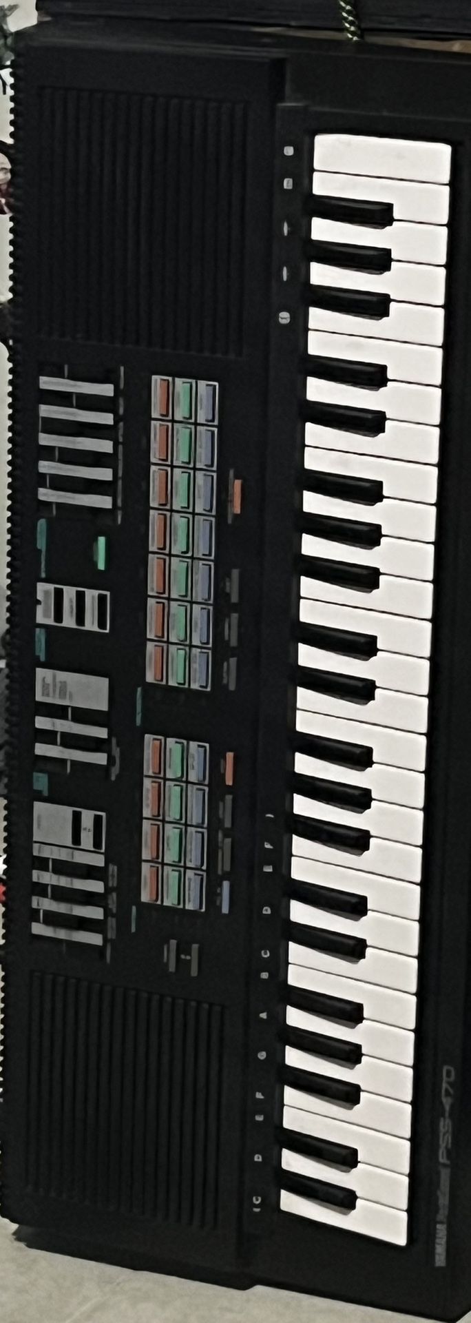 Vintage 50 Anniversary Yamaha Synthesizer PSS-470 Electric Piano 