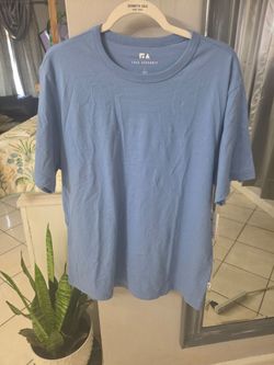 Men's Free Assembly light blue t-shirt