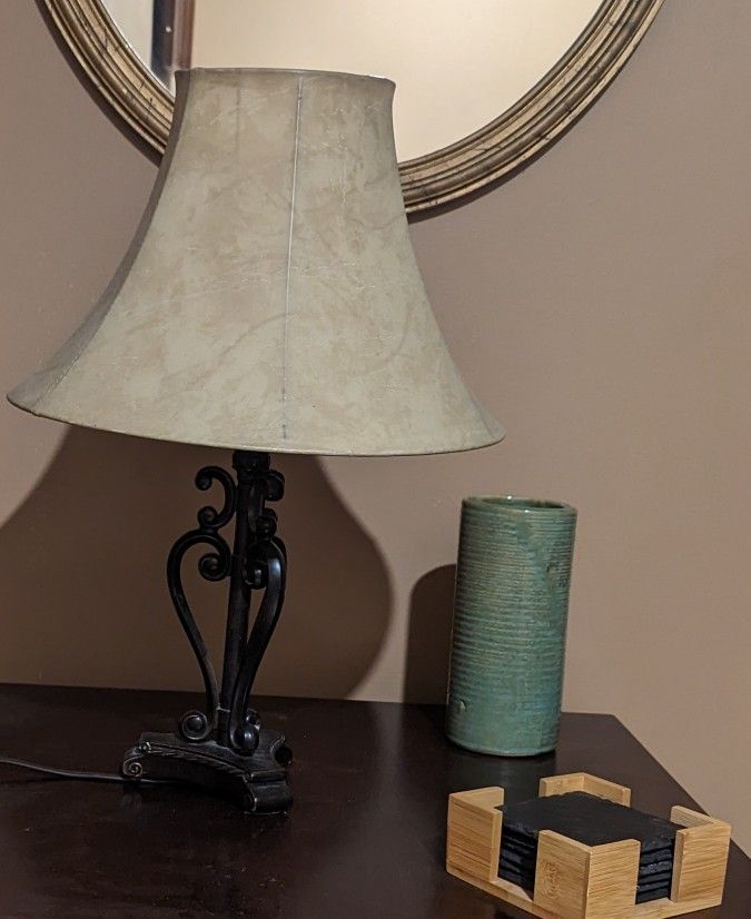 Antique Bronze Lamp
