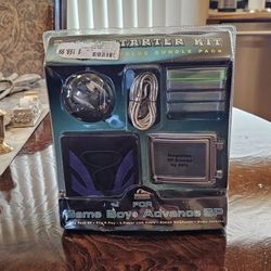 Gameboy Advance SP Nintendo Starter Kit / Collectible / Rare / Video Game / Memorabilia / Vintage / Mario Bros / Toy / Man Cave / HTF / Unique / Gift 