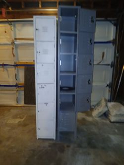 Heavy Duty Industrial 5 tier steel locker towers