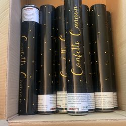  confeti cannons 