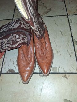 Ostrich boots 👢