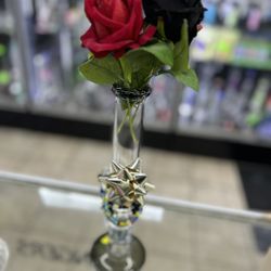 Beautiful Handmade Glass Vase, And Jewelry Holder