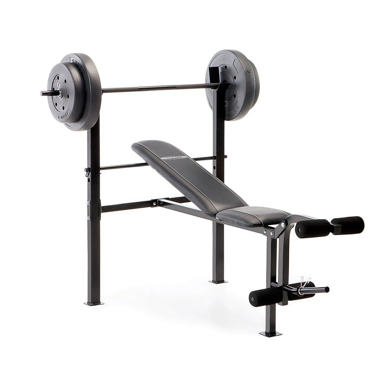 marcy 80lb Competitor Bench Press Weight Set / Gym Home / 80lbs