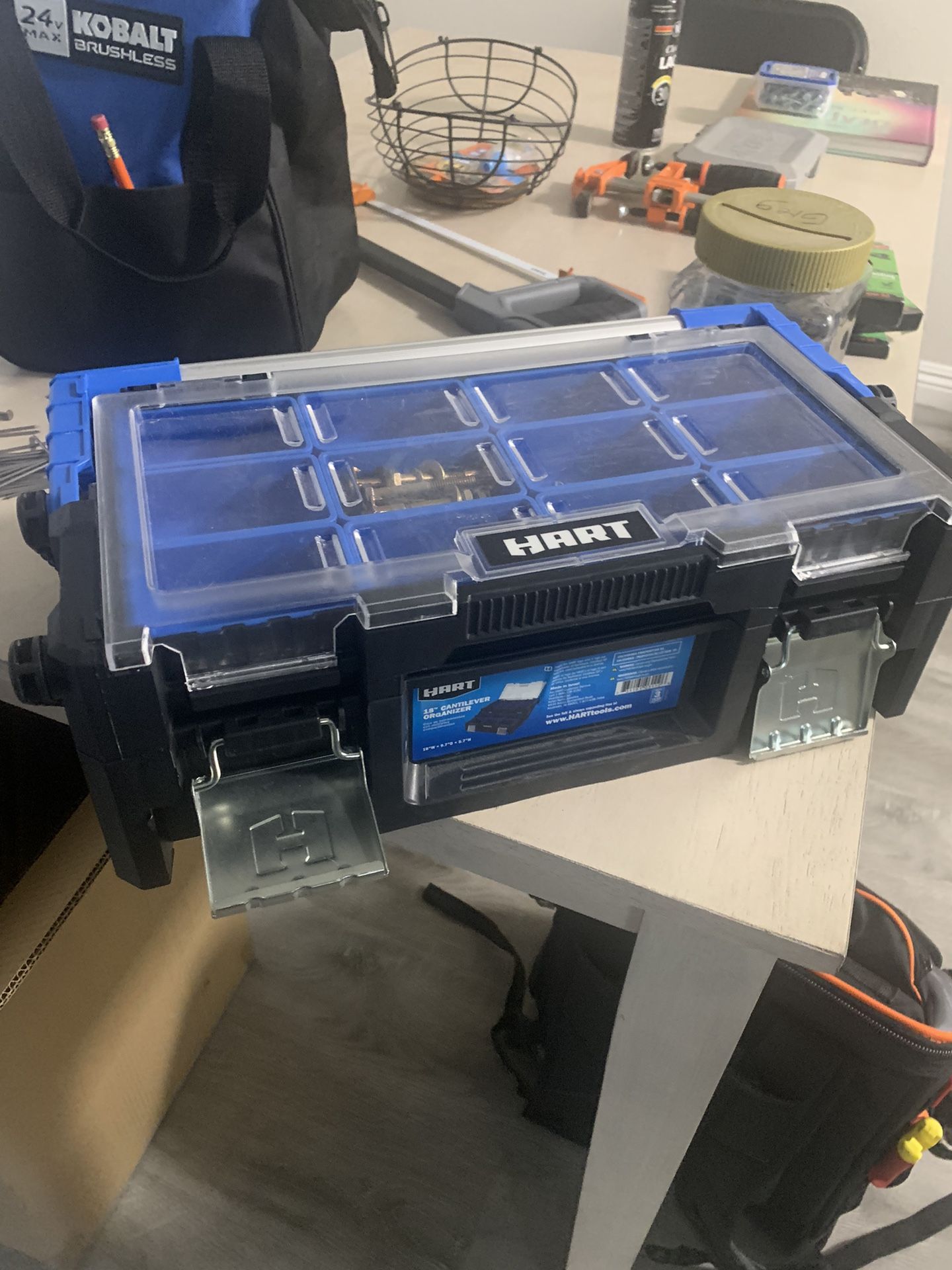 Kobalt and Hart Tool Box And Bag