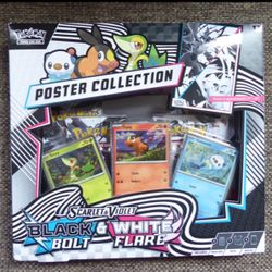 Pokemon Black Bolt And White Flare Unova Poster Collection