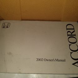 Owners Manual 1999