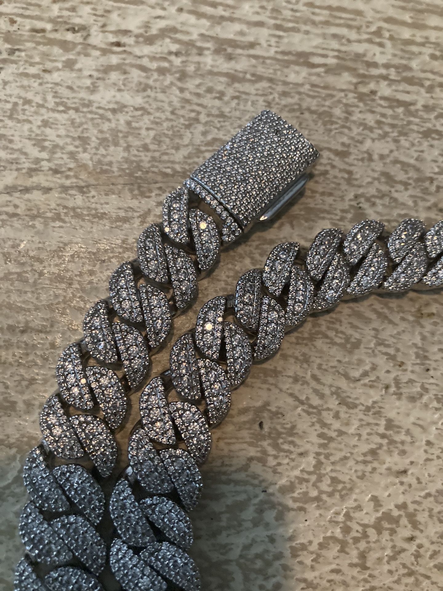 Lab Diamond Cuban 22”