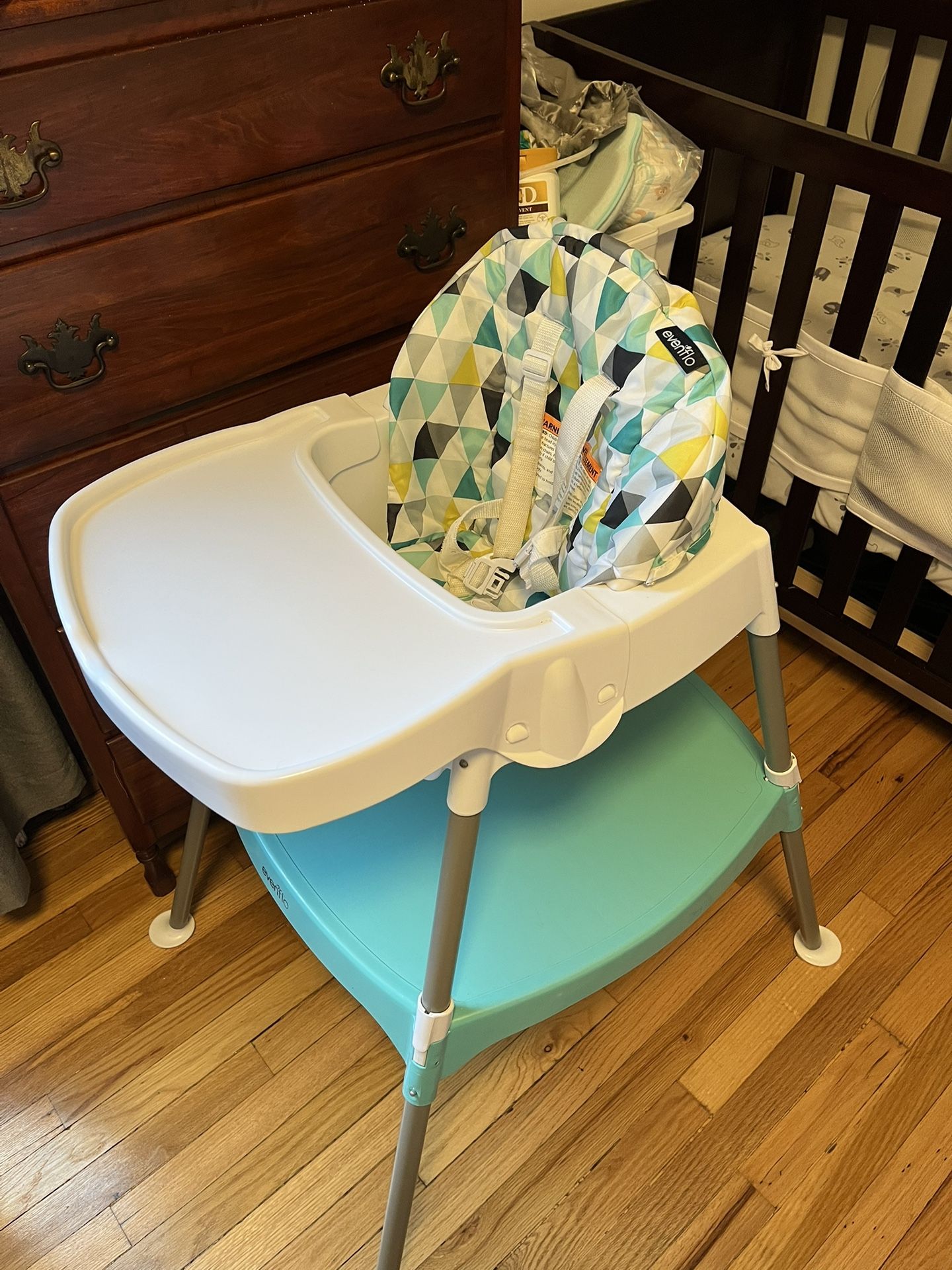 Evenflo 4-in-1 Eat & Grow Convertible High Chair, Polyester