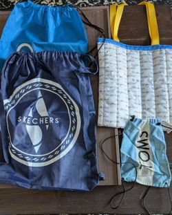 Free drawstring bags and tote bag
