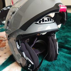 Size Medium Grey HJC C91 Modular Motorcycle Helmet Protection Gear DOT ECE Moped Street Vespa Ebike 2