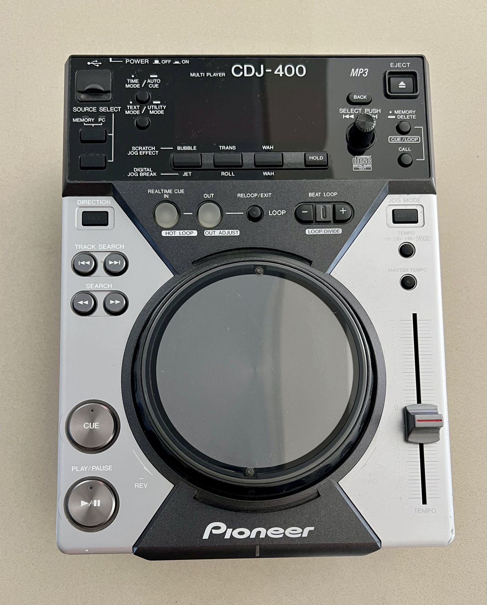 Pioneer CDJ-400 - Digital CD deck with MP3 and USB audio