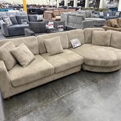 Camel 2-Pcs Sectional XL LAF Sofa Set